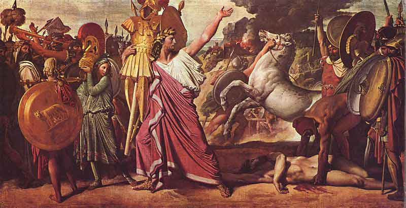دومینیک انگر - پیروزی روملوس بر آکرون